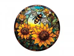 Printed Acetate Pack - Stained Glass - Effect Circles