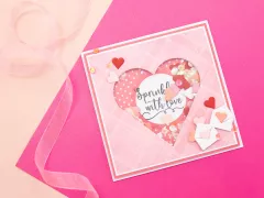 Cutting Die & Stencil - Love Heart Candy Box 