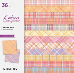 Blush Pastel Plaid - 12x12 Paper Pad