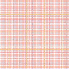 Blush Pastel Plaid - 12x12 Paper Pad