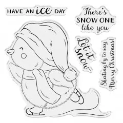 Clear Stamps - Cute Penguin - Have an Ice Day