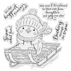 Clear Stamps - Cute Penguin - Snow What Fun!