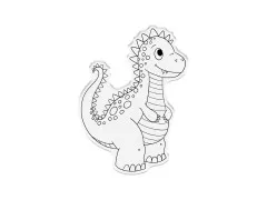 Clear Stamp & Cutting Die - Eric the Dinosaur