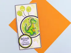 Clear Stamp & Cutting Die - Eric the Dinosaur