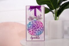 Stamp, Stencil & Cutting Die - A touch of Sparkle - Bauble