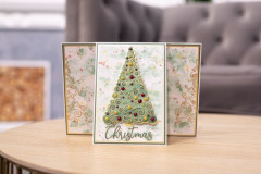 Stamp, Stencil & Cutting Die - A touch of Sparkle - Christmas Tree