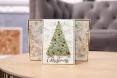 Stamp, Stencil & Cutting Die - A touch of Sparkle - Christmas Tree