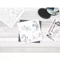 Stencil and Clear Stamps Set - Write Your Own Story