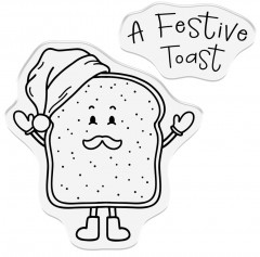 Clear Stamps - Xmas Punny Sentiments A Festive Toast