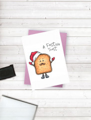 Clear Stamps - Xmas Punny Sentiments A Festive Toast