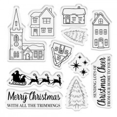 Clear Stamps Set - Celebrate The Season Alpine Village