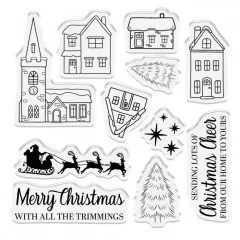 Clear Stamps Set - Celebrate The Season Alpine Village