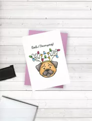 Clear Stamps - Xmas Punny Sentiments Bah Humpug