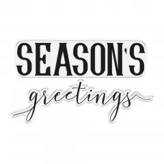 Brushletter Clear Stamps - Seasons Greetings