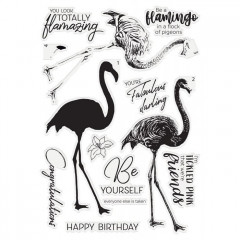 Clear Stamps - Layered Fabulous Flamingo