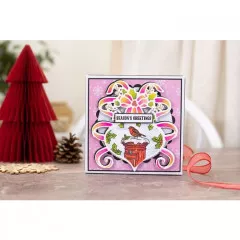 Clear Stamps Set - Celebrate The Season Festive Birds