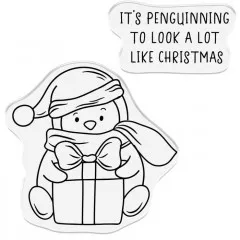 Clear Stamps - Xmas Punny Sentiments Its Penguinning