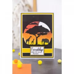 Stencil and Clear Stamps - Silhouette Strength and Love