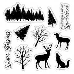 Clear Stamps Set - Celebrate The Season Woodland Winter