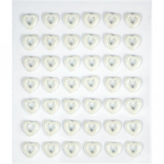 Adhesive Enamel Hearts - Belle Fleur