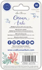 Adhesive Iridescent Dots - Ocean Tale