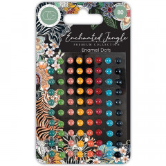 Adhesive Enamel Dots - Enchanted Jungle