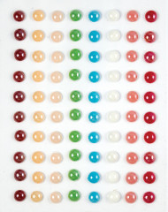 Adhesive Enamel Dots - Candy Christmas