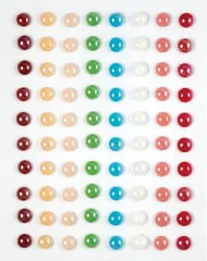 Adhesive Enamel Dots - Candy Christmas