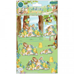 3D Decoupage Set - Bluebells and Buttercups