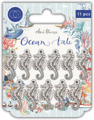 Metal Charms - Ocean Tale Seahorse