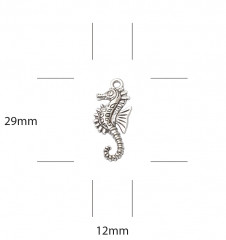 Metal Charms - Ocean Tale Seahorse