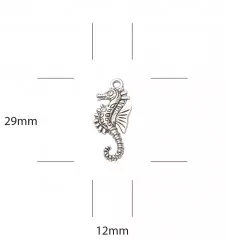 Metal Charms - Ocean Tale Seahorse