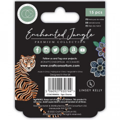 Metal Charms - Enchanted Jungle Tigers