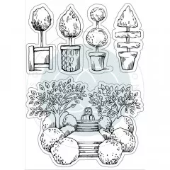 Clear Stamps - Topiary, Secret Garden