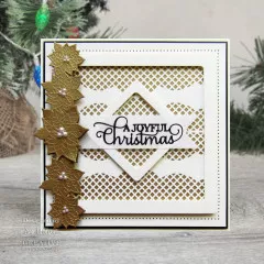 Craft Dies - Sue Wilson Festive Poinsettia Scalloped Border