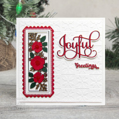 Craft Dies - Sue Wilson Festive Christmas Rose Floral Panels