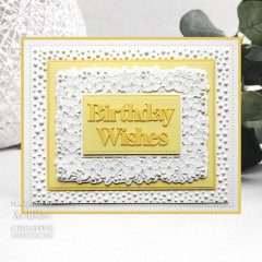 Craft Dies - Frames and Tags Floral Rectangle