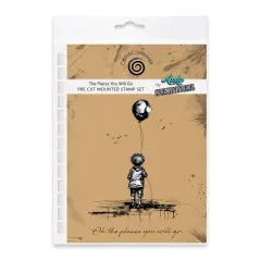 Cosmic Shimmer - Cling Stamps - The Places You Will Go by Andy Skinner