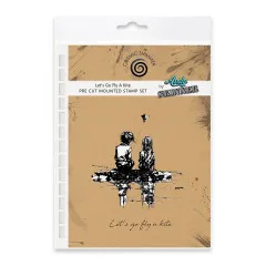 Cosmic Shimmer - Cling Stamps - Let's Go Fly A Kite by Andy Skinner