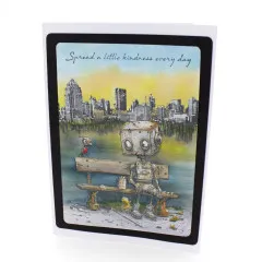 Cosmic Shimmer - Cling Stamps - Bot-ology Spread A Little Kindness by Andy Skinner