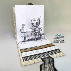 Cosmic Shimmer - Cling Stamps - Bot-ology Spread A Little Kindness by Andy Skinner