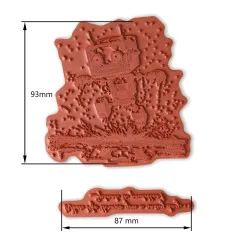 Cosmic Shimmer - Cling Stamps - Bot-ology Rainy Day by Andy Skinner