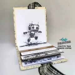 Cosmic Shimmer - Cling Stamps - Bot-ology Rainy Day by Andy Skinner