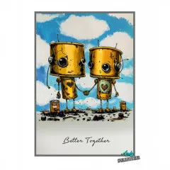 Cosmic Shimmer - Cling Stamps - Bot-ology Better Together by Andy Skinner
