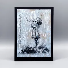 Cosmic Shimmer - Cling Stamps - Blowing Bubbles by Andy Skinner