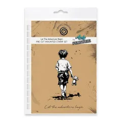 Cosmic Shimmer - Cling Stamps - Let The Adventure Begin by Andy Skinner