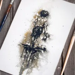 Cosmic Shimmer - Cling Stamps - Let The Adventure Begin by Andy Skinner