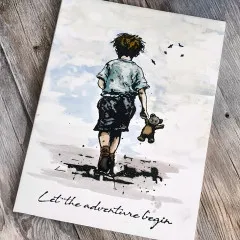 Cosmic Shimmer - Cling Stamps - Let The Adventure Begin by Andy Skinner