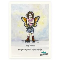 Cosmic Shimmer - Cling Stamps - Princess Attitude by Andy Skinner