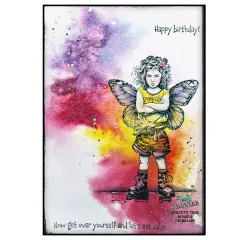 Cosmic Shimmer - Cling Stamps - Princess Attitude by Andy Skinner